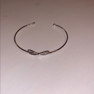 Silver infinity bracelet
